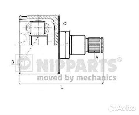 Шрус внутренние Kia Sportage 1