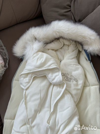 Конверт на выписку зимний для мальчика