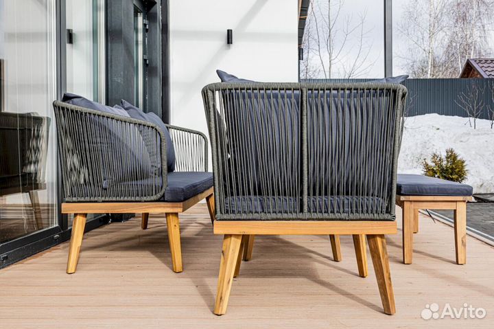 Садовая мебель из дерева