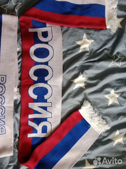 Шарф россия, болельщика