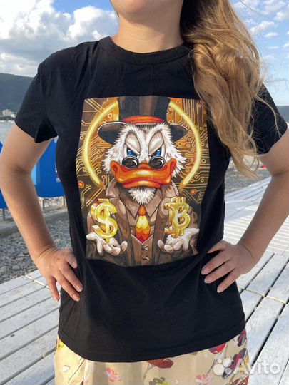 Футболка с ручной росписью