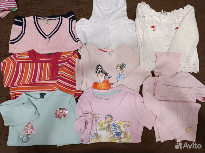 Детские вещи пакетом на девочку 110-116