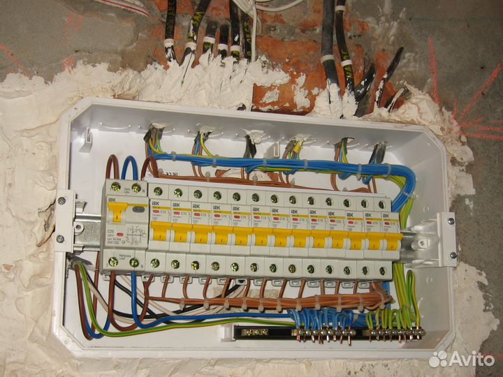 Электромонтаж в квартирах и домах, любой сложности