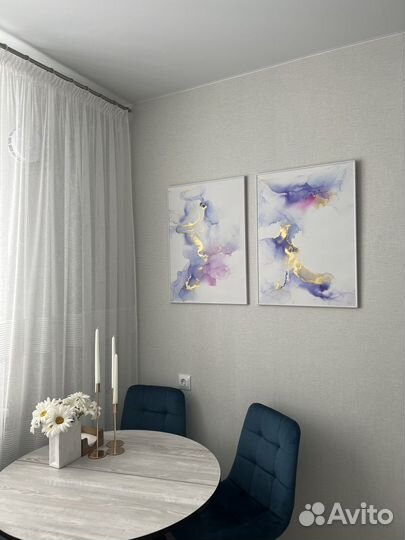 Картина алкогольными чернилами