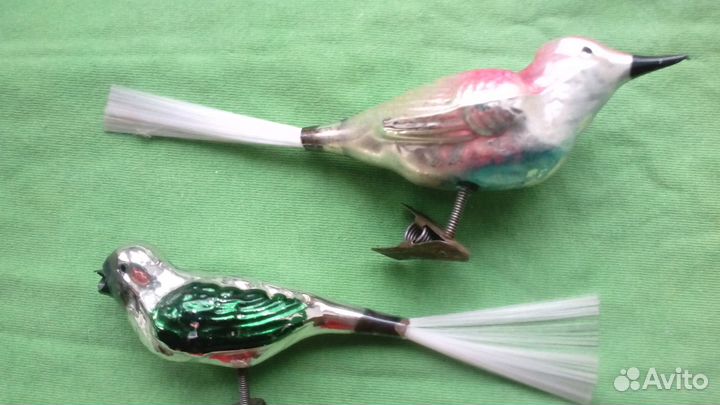 Елочные игрушки на прищепке