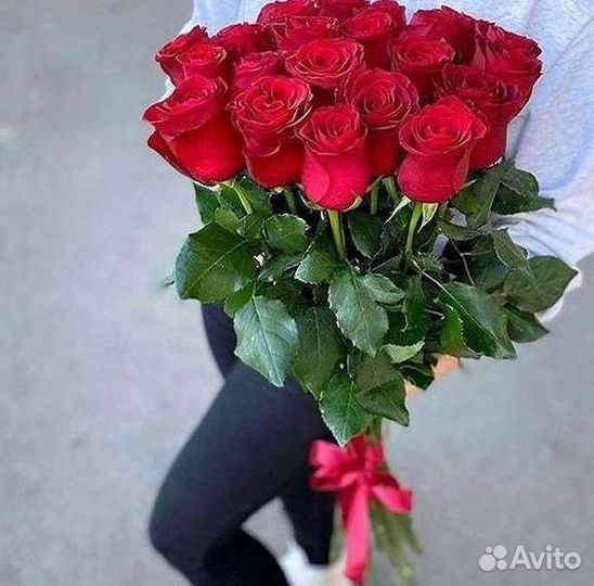 Высокие розы Доставка цветов