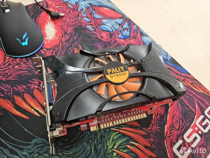 Видеокарта Palit nvidia GeForce GTS 450 1гб gddr5