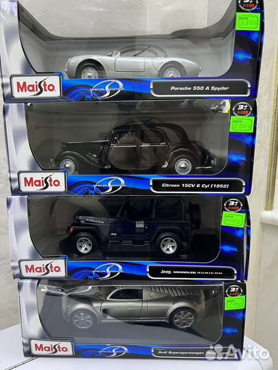 Коллекционные машинки 1 18