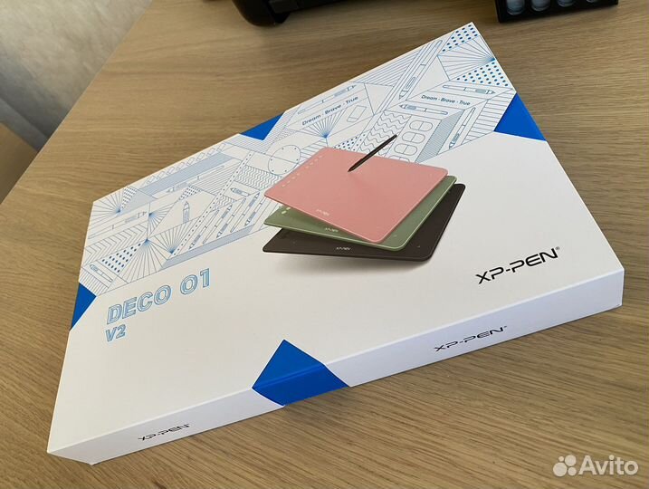 Графический планшет xp pen deco 01 v2
