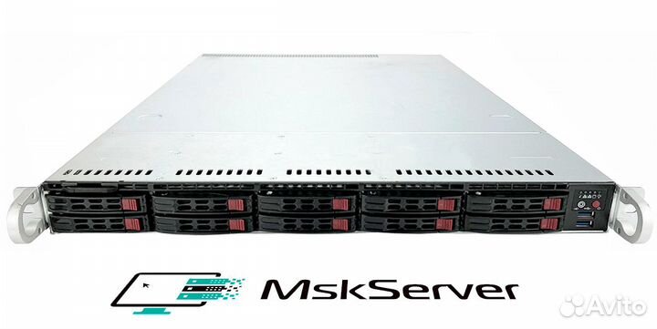 Сервер Supermicro 1019P-WTR Gold 6230 512Gb