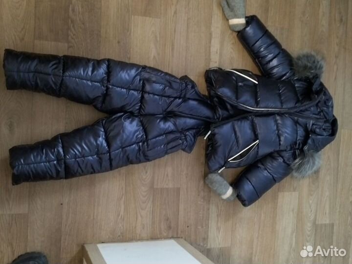 Зимний костюм куртка комбинезон для мальчика 92 98