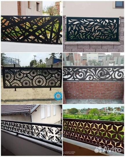 Балконы, ограждения