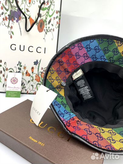 Панама Gucci цветная унисекс (1005)