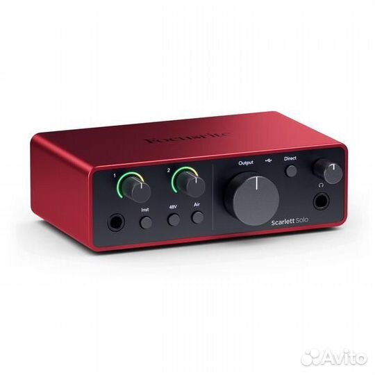 Аудиоинтерфейс Focusrite Scarlett Solo 4th Gen