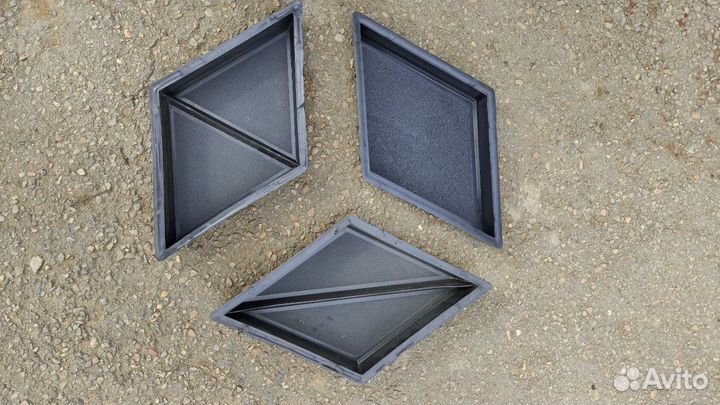 Форма для плитки Ромб шагрень (57 шт 2 м2)