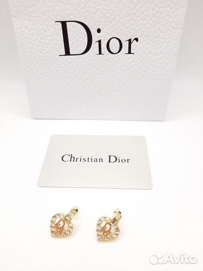 Серьги Christian dior