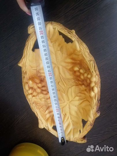 Фруктовница хлебница сухарница поднос виноград