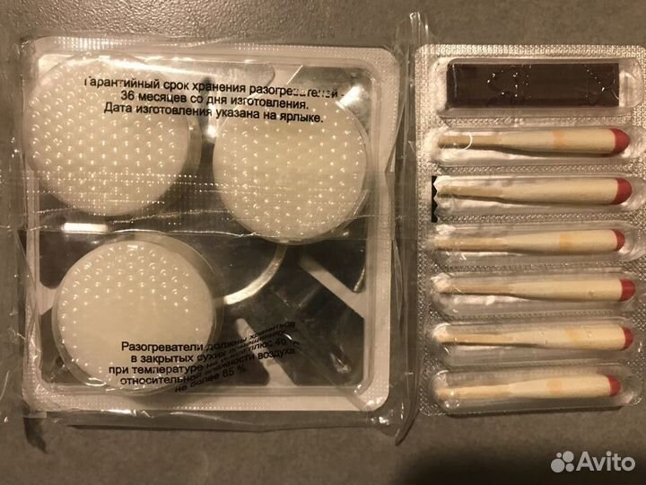 Походный набор - сухое горючее+спички