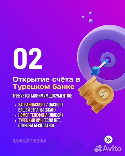 Турецкая банковская карта Ziraat Vakif Deniz