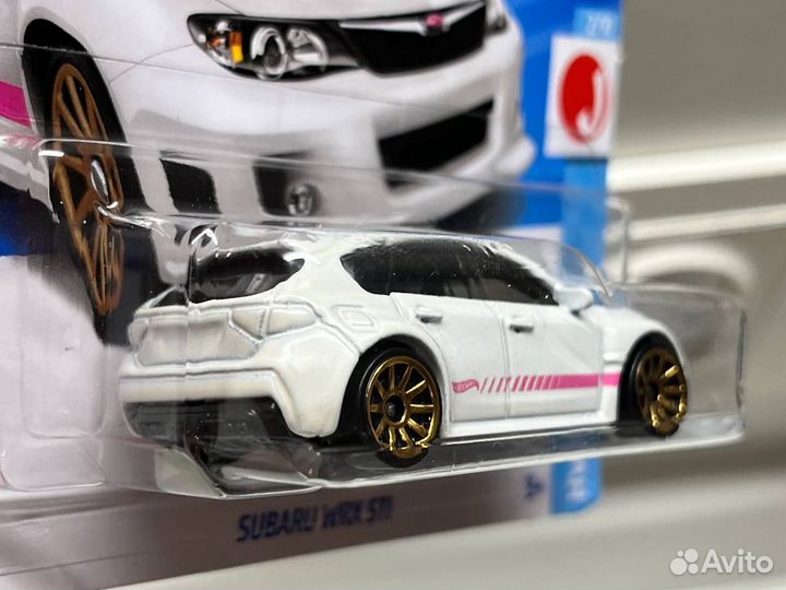 Hot Wheels Subaru Wrx Sti (Белый)