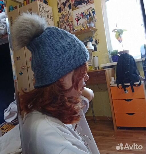 Шапка для девочки новая зимняя