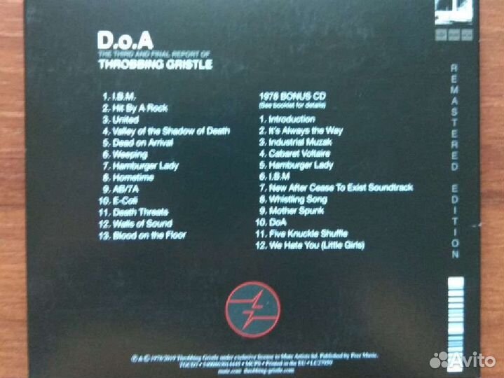 Throbbing gristle D.O.A