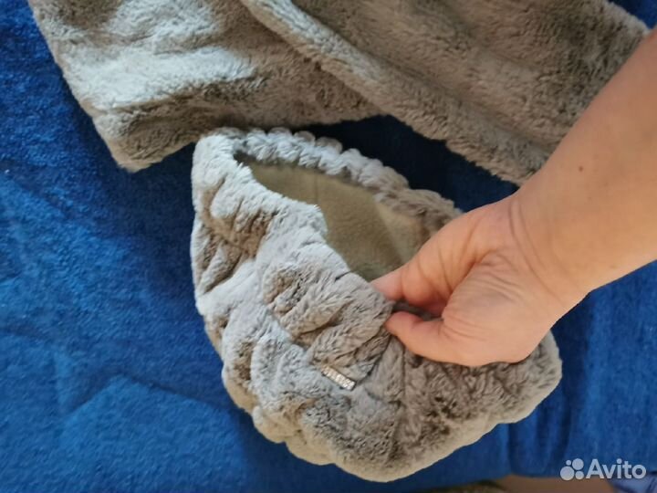 Шапка и шарфик из искусственного меха