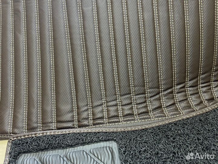 Коврики 3D в салон Mercedes E-class, W213, экокожа