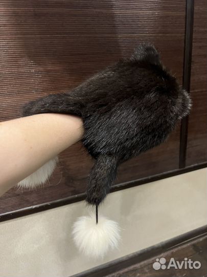 Шапка норка детская