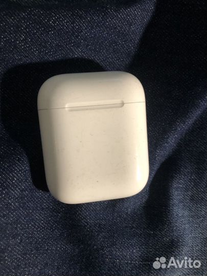 Кейс для airpods 1 бу, Оригинал, (подходит и 2е)