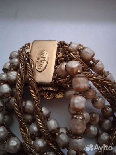 Браслет DeMario арт Деко винтаж 50х