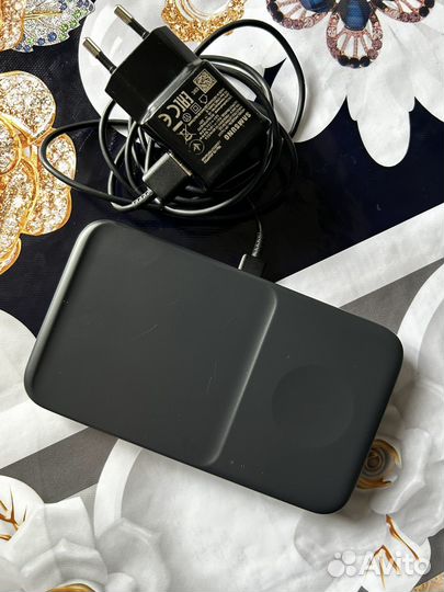 Беспроводная зарядка samsung 2 в 1)