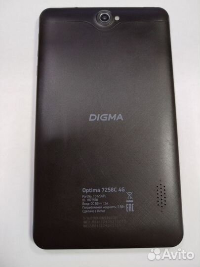 Планшет Digma Optima 7258C