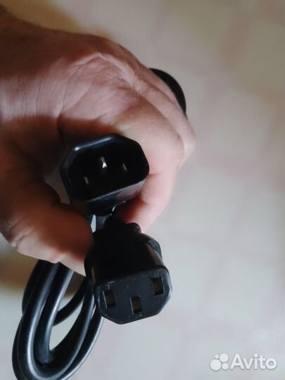 Питающий кабель для системника, монитора и т.п