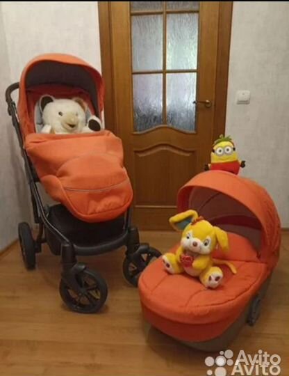 Польская детская коляскаRoan bass soft 2в1