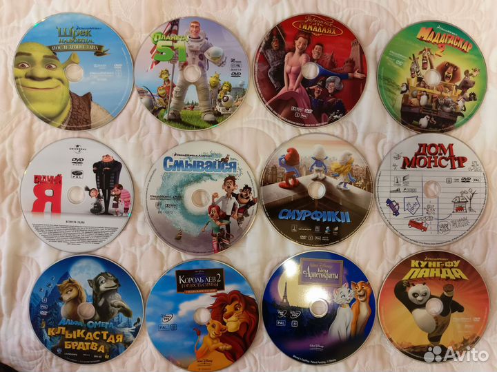 Лицензионные мультфильмы на DVD