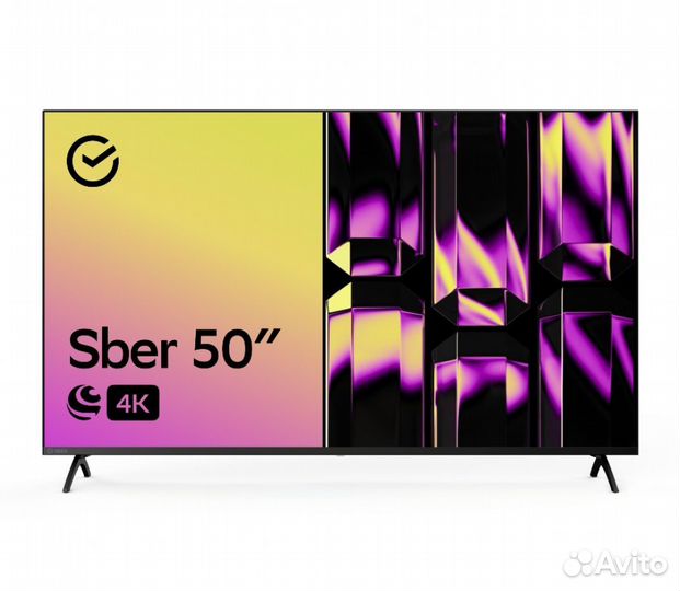 Телевизор Sber-50 smart (127 см) UHD 4k