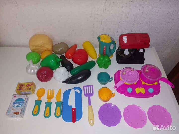 Посуда детская игрушки. Еда детская