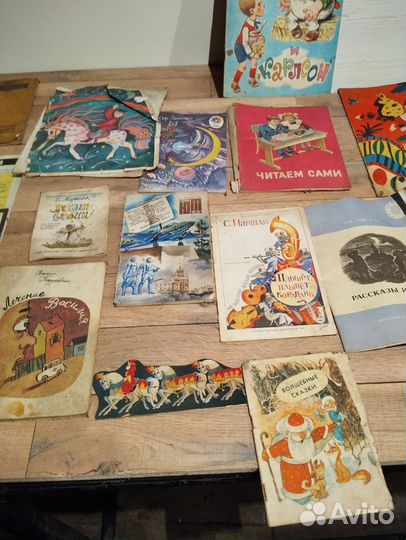 Книги детские, советские, журналы
