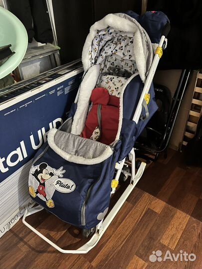 Коляска санки