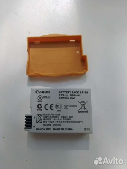 Аккумулятор Canon LP-E8 оригинал