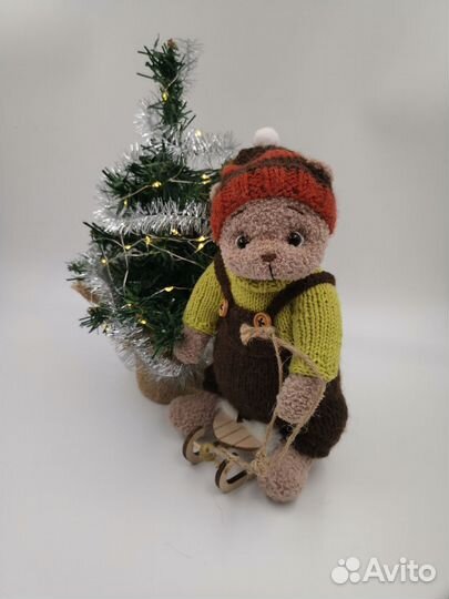 Игрушка вязаная Мишка Тедди / Teddy bear