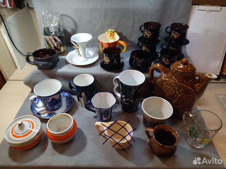 Чашки чайные, кофейные, подарочные. Чайник