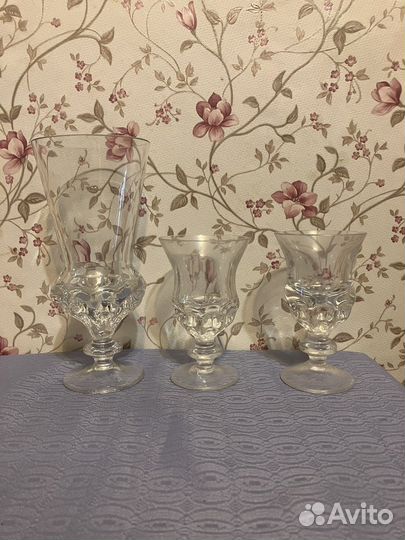 Хрустальные бокалы/фужеры и рюмки