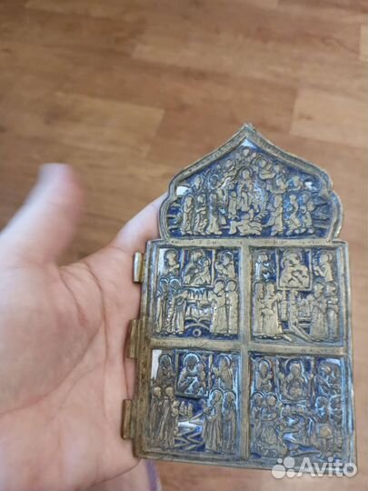 Часть складня иконы 