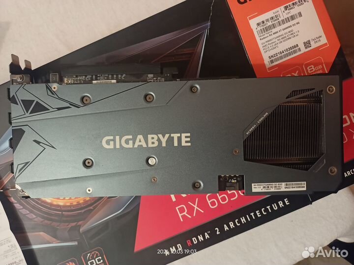Видеокарта amd radeon rx 6650xt gigabyte gaming