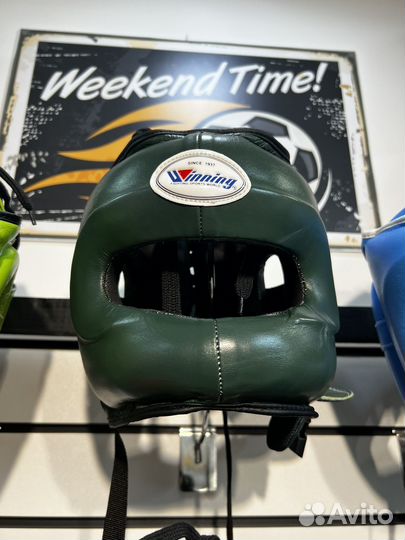 Кожаные бамперные шлема