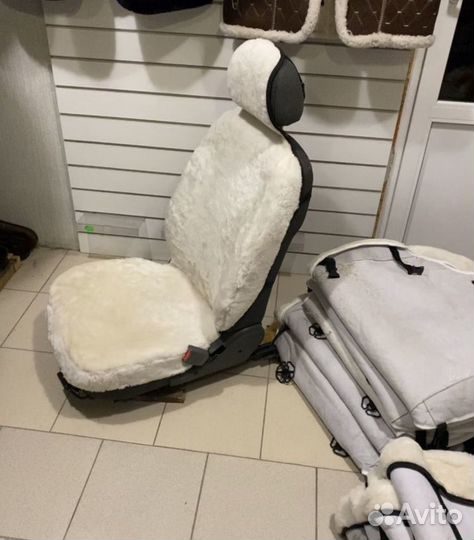 Чехлы накидки меховые овчина