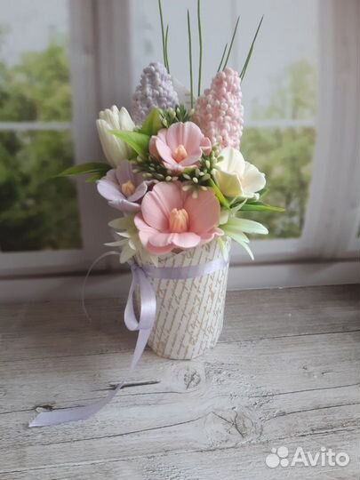 Букеты из мыла ручной работы