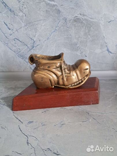 Пепельница СССР бронза
